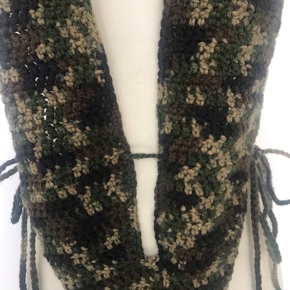 Green Camouflaged Army Fatigue crochet swimsuit - Picture 2 of 7